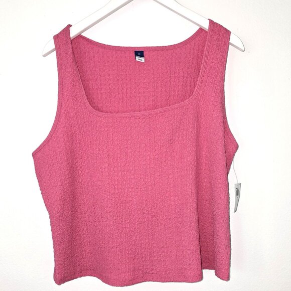 NWT Two Textured Tanks, Square Neck 2X, Old Navy - Picture 2 of 10
